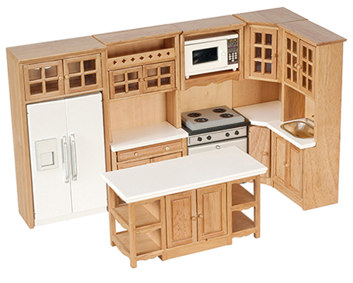 Kitchen Set, 6 pc., Oak